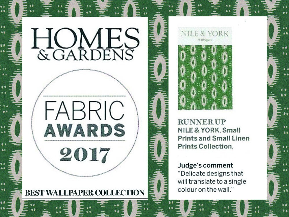 Homes & Gardens Fabric Awards 2017 – Runner Up