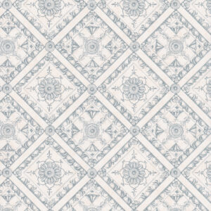 Nile&york Pergolesi Toile Pale Blue Wallpaper