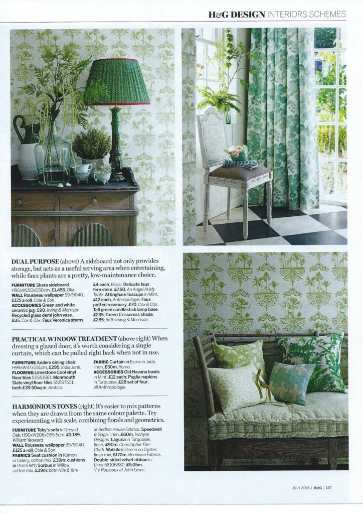 Homes & Gardens July N&Y, I&M