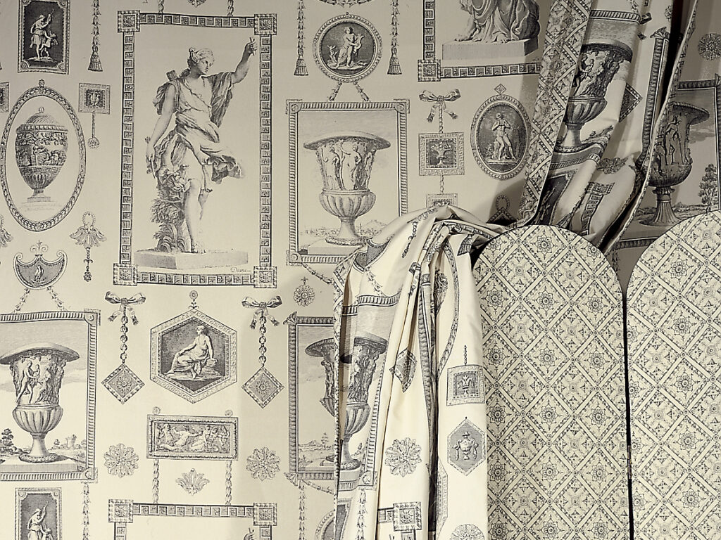 Nile&york Classical Garden Toile Charcoal 4 3